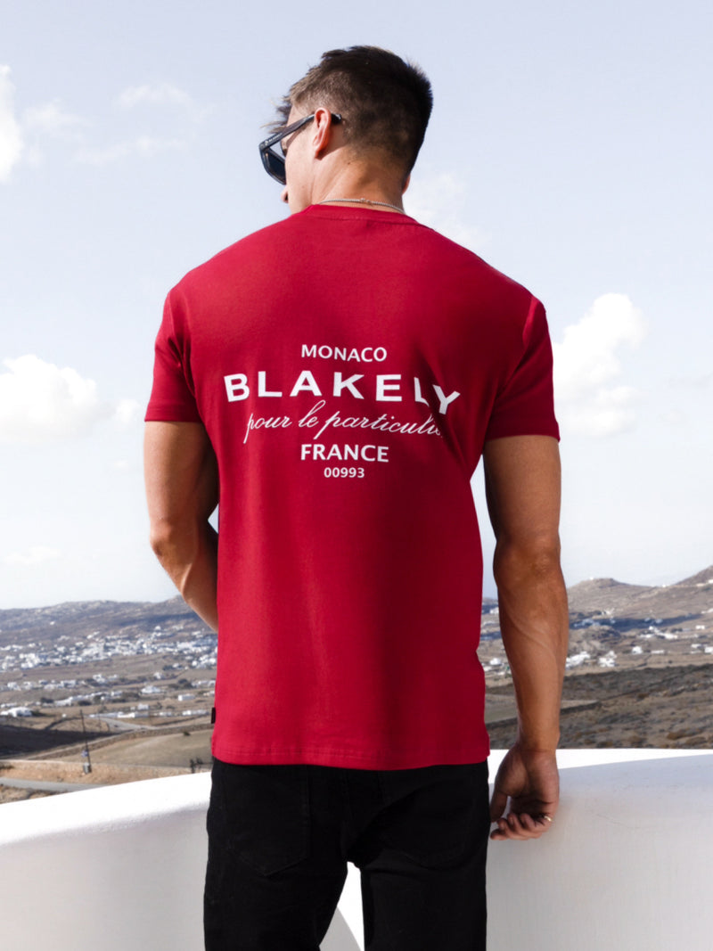 Monaco Relaxed T-Shirt - Red