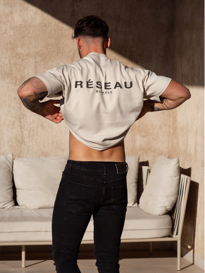 Reseau Relaxed T-Shirt - Bone