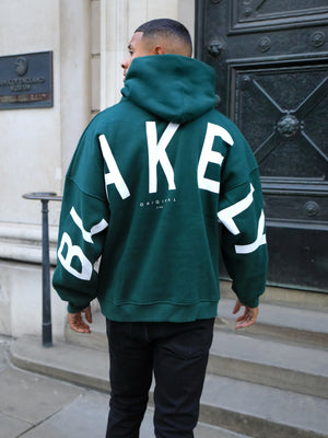 Idris Oversized Hoodie - Forest Green