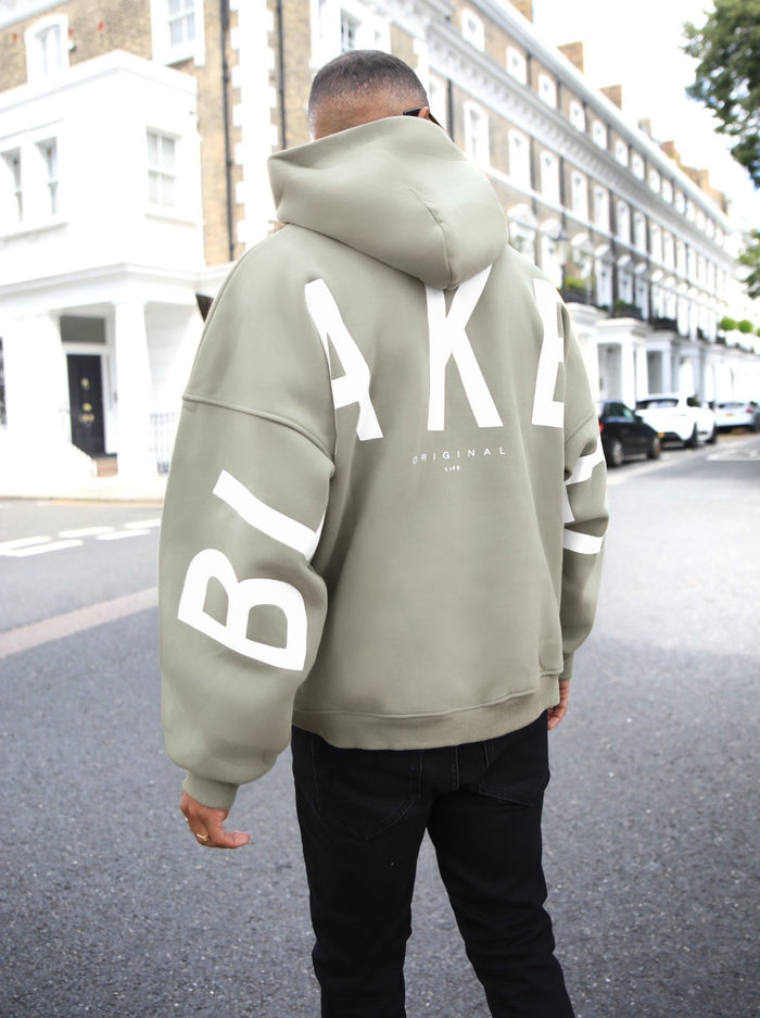 Idris Oversized Hoodie - Olive