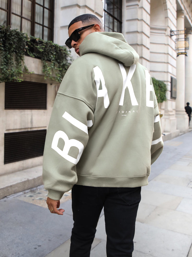Idris Oversized Hoodie - Olive