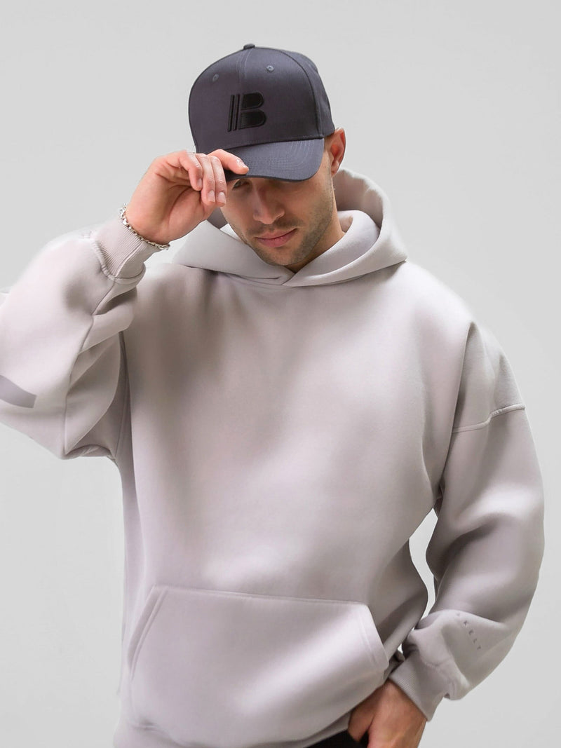 Tonal Idris Oversized Hoodie - Stone