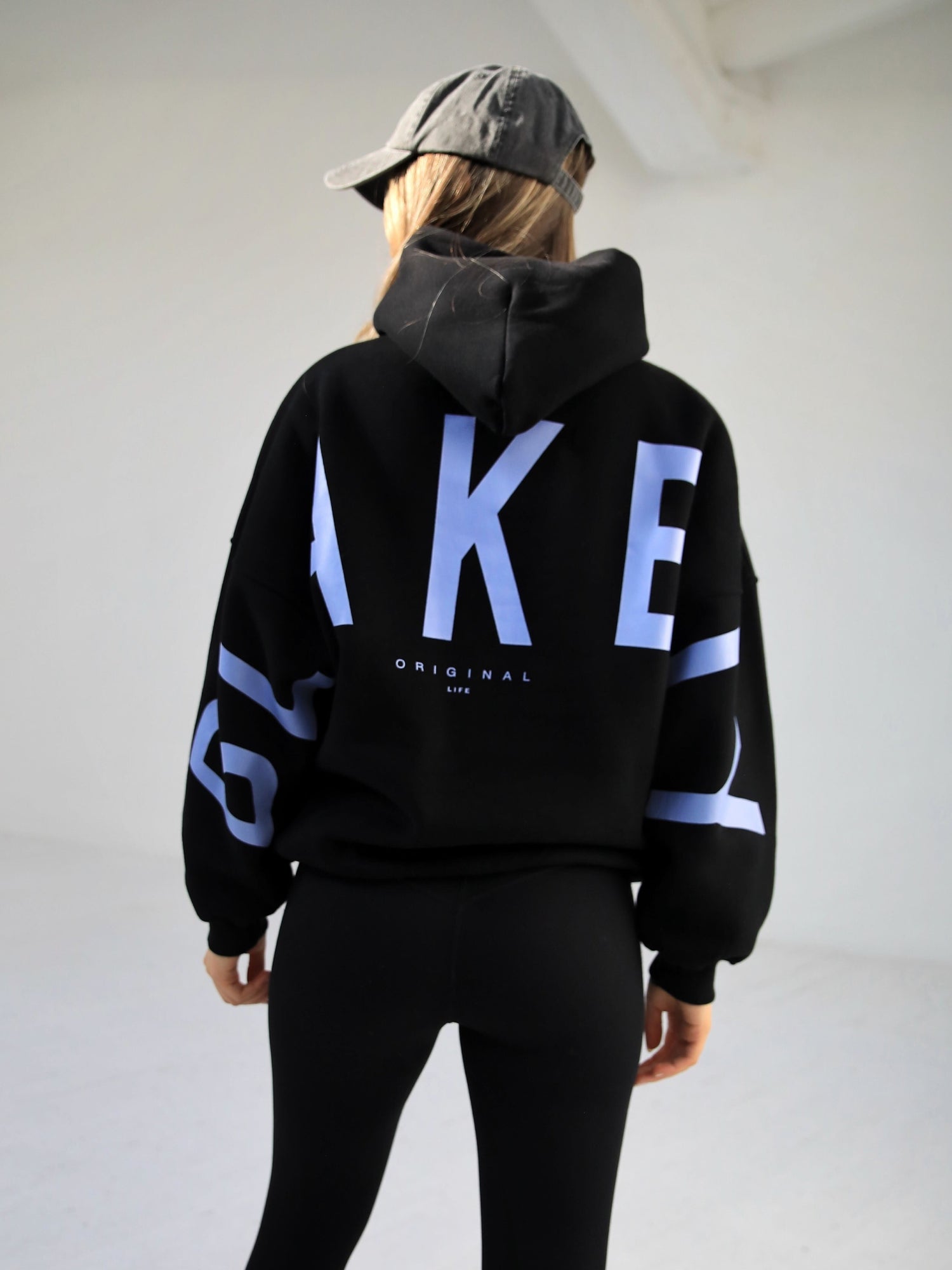 Buy Blakely Black & Blue Members Isabel Oversized Hoodie | Free