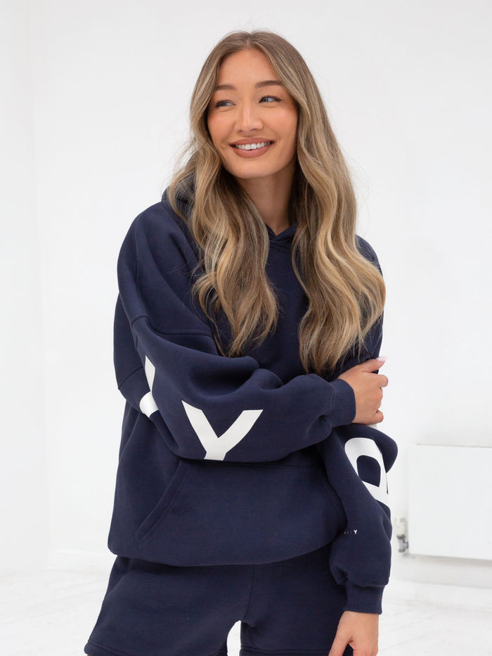 Isabel Oversized Hoodie - Classic Navy