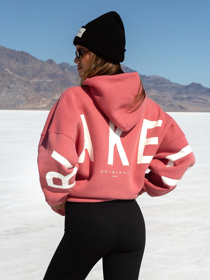 Isabel Oversized Hoodie - Sunrise Coral