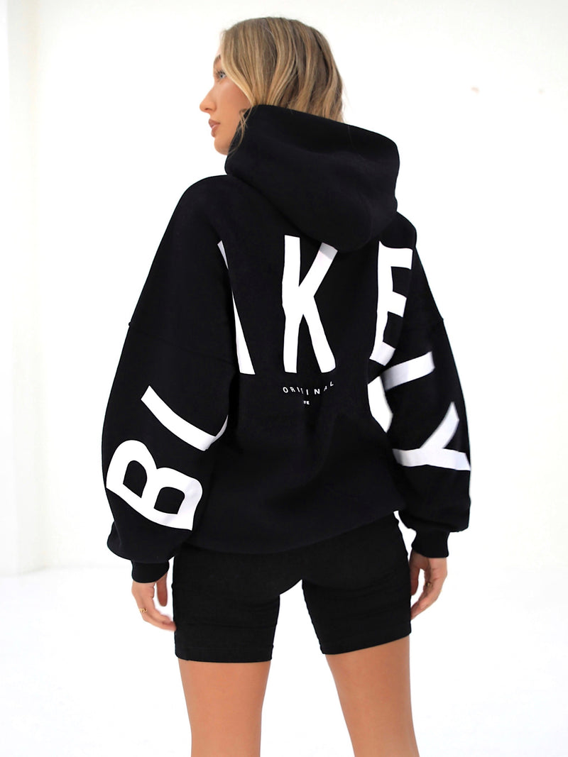 Isabel Hoodie & Active Shorts - Black