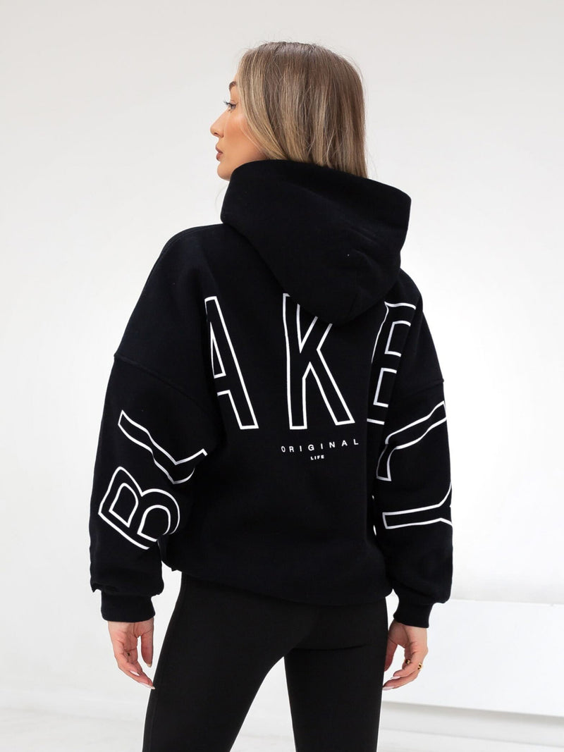 Outline Isabel Oversized Hoodie - Black