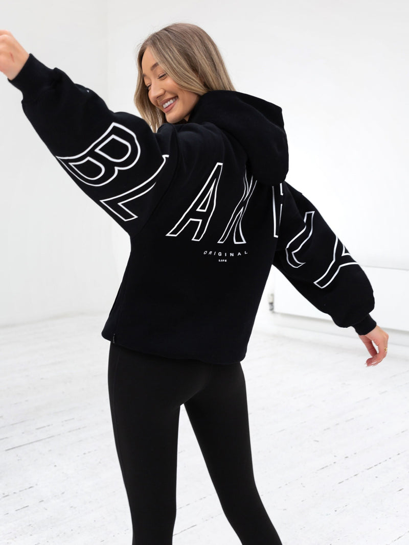 Outline Isabel Oversized Hoodie - Black