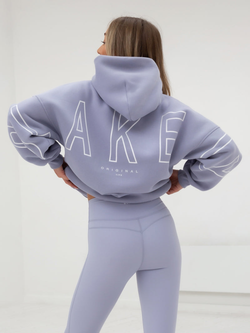 Outline Isabel Oversized Hoodie - Light Violet