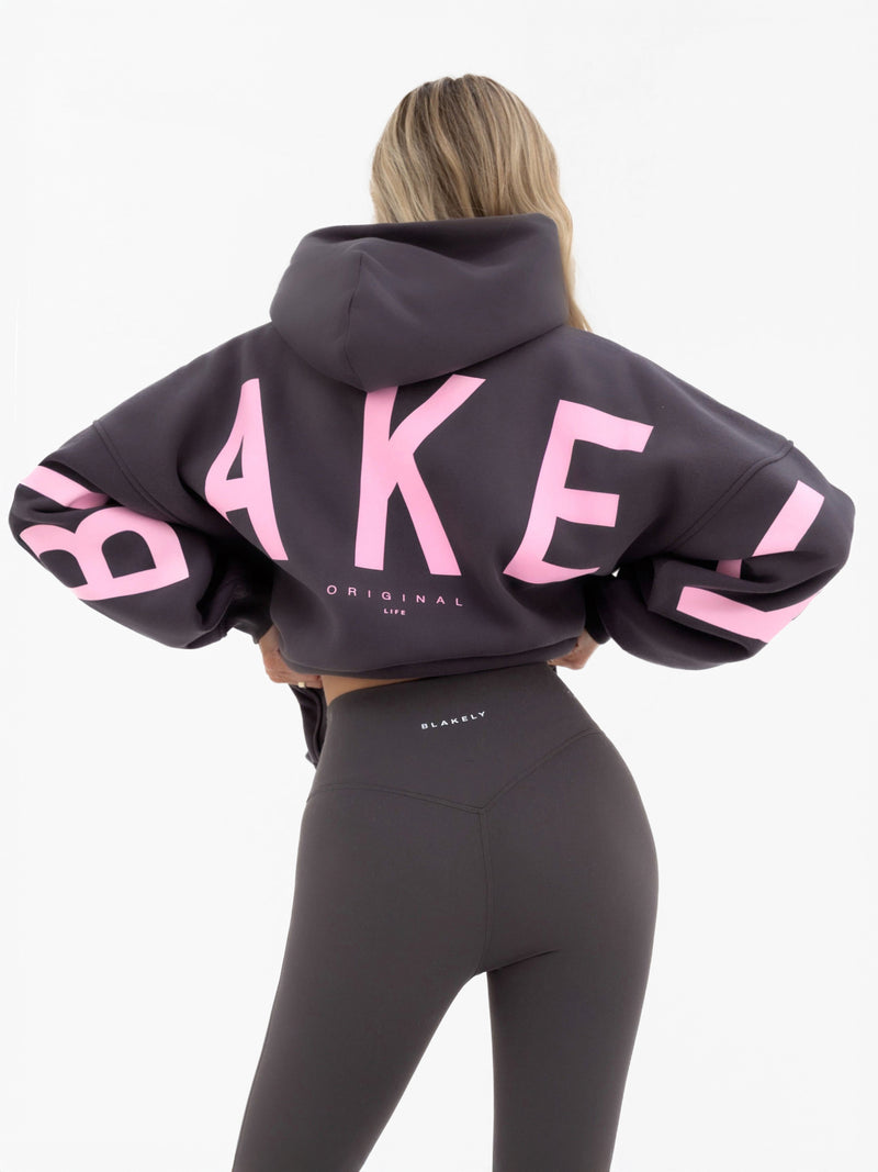 Isabel Oversized Hoodie - Graphite