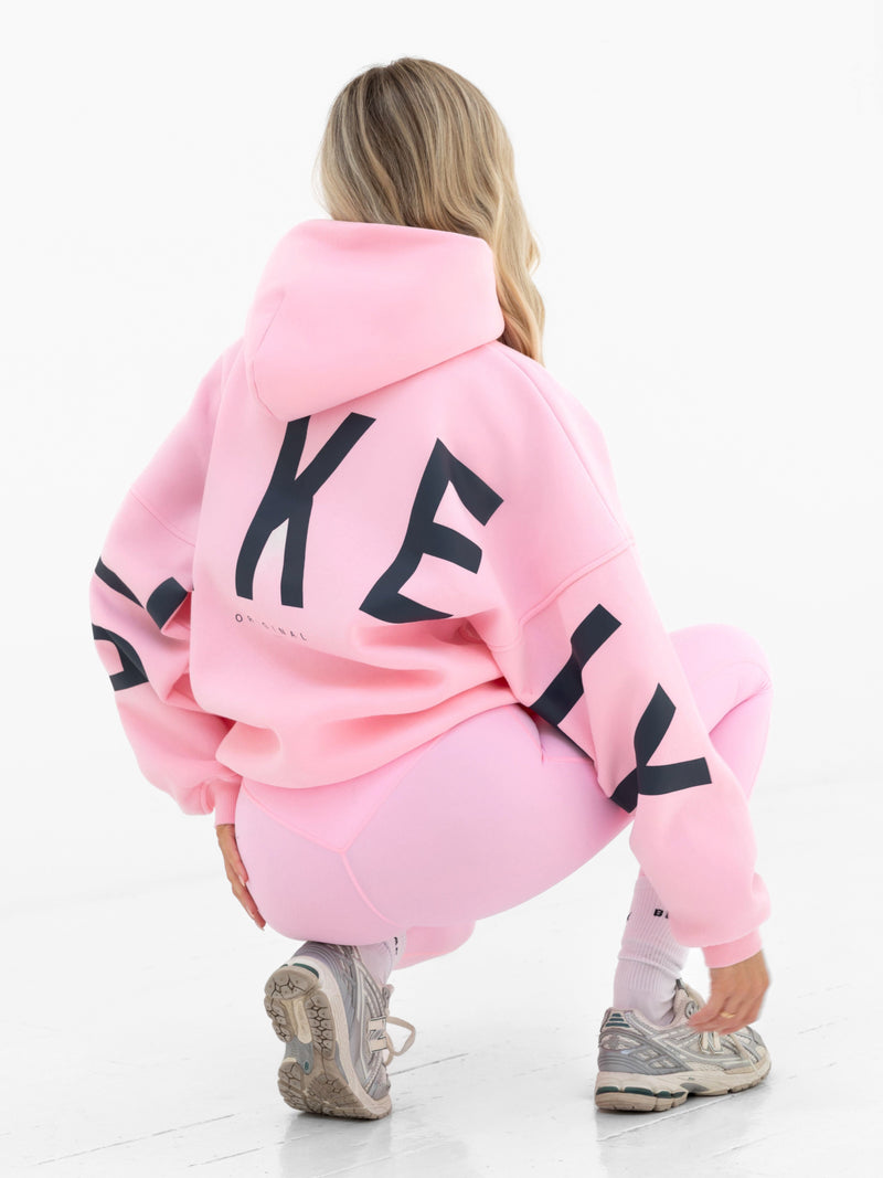 Isabel Oversized Hoodie - Powder Pink