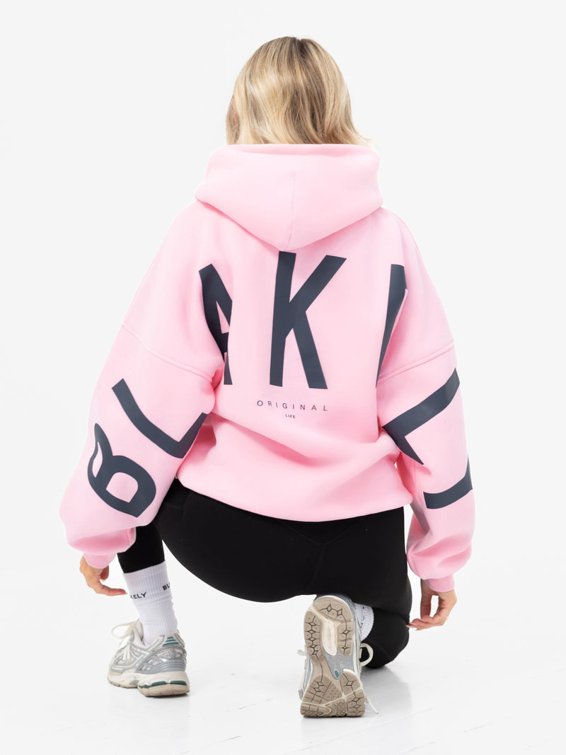 Isabel Oversized Hoodie - Powder Pink
