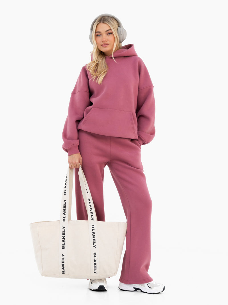 Cloud Isabel Oversized Hoodie - Dark Berry