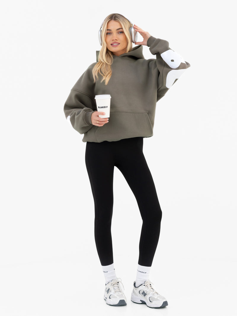 Cloud Isabel Oversized Hoodie - Safari Green