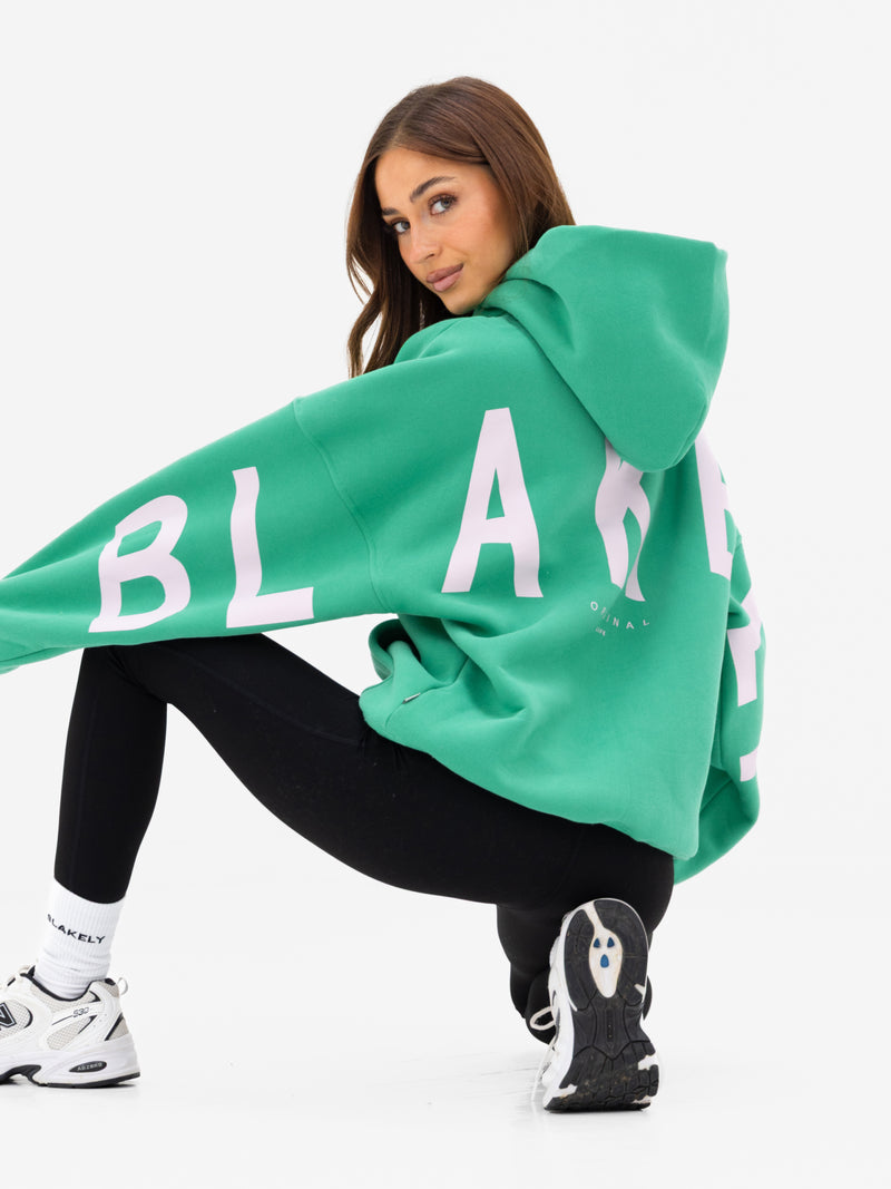 Isabel Oversized Hoodie - Jade Green