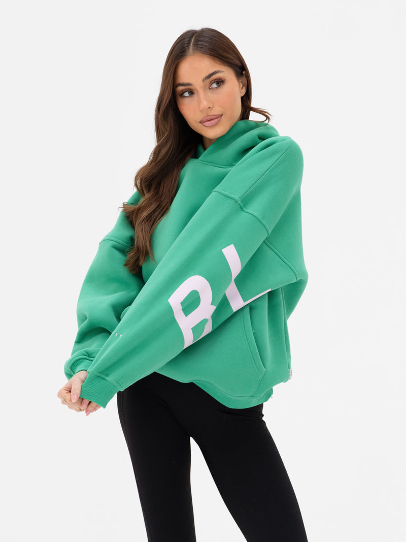 Isabel Oversized Hoodie - Jade Green