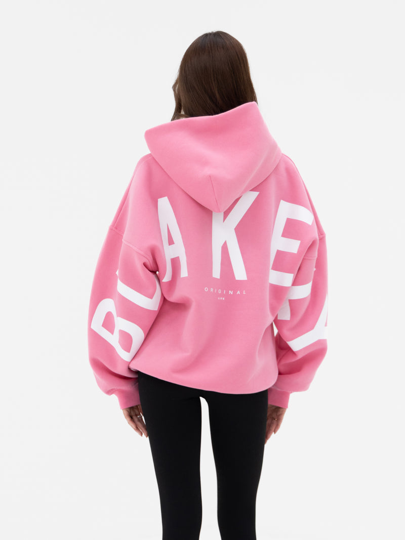 Isabel Oversized Hoodie - Rosy Pink
