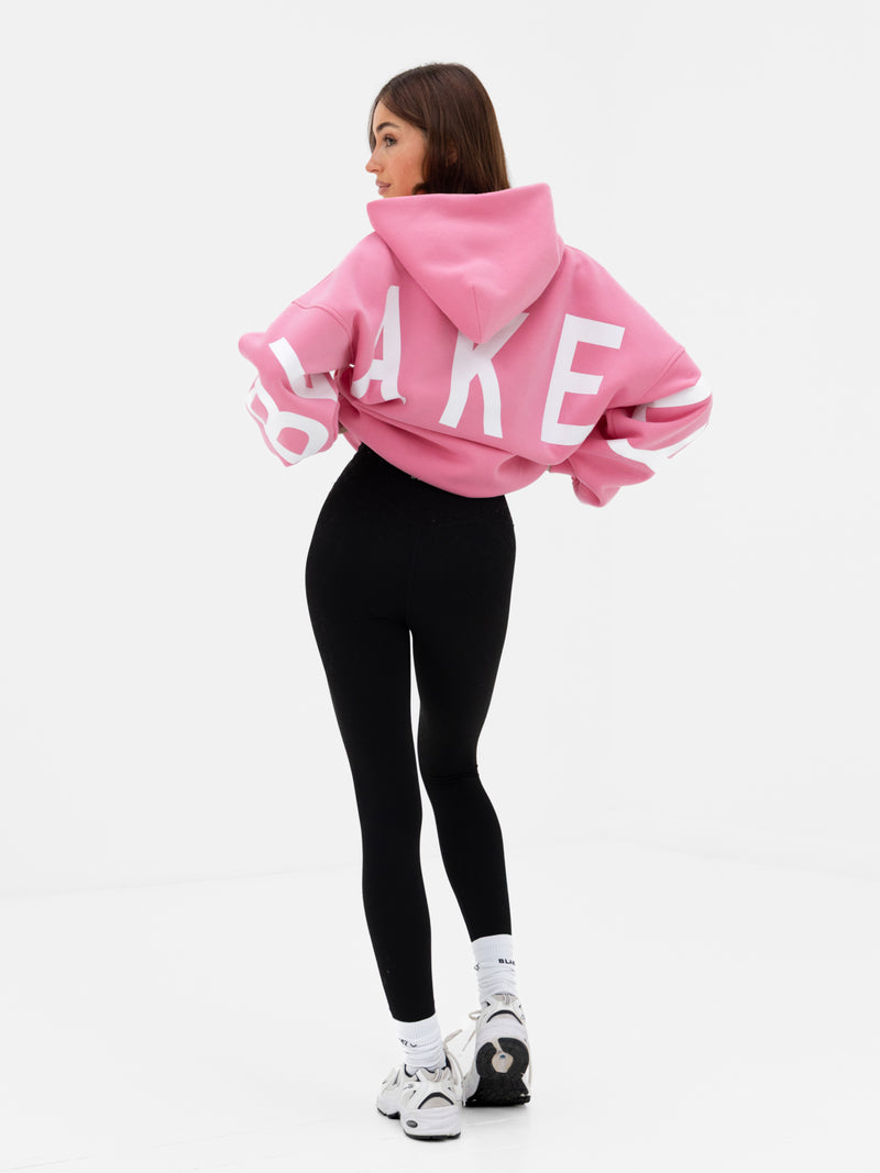 Isabel Oversized Hoodie - Rosy Pink
