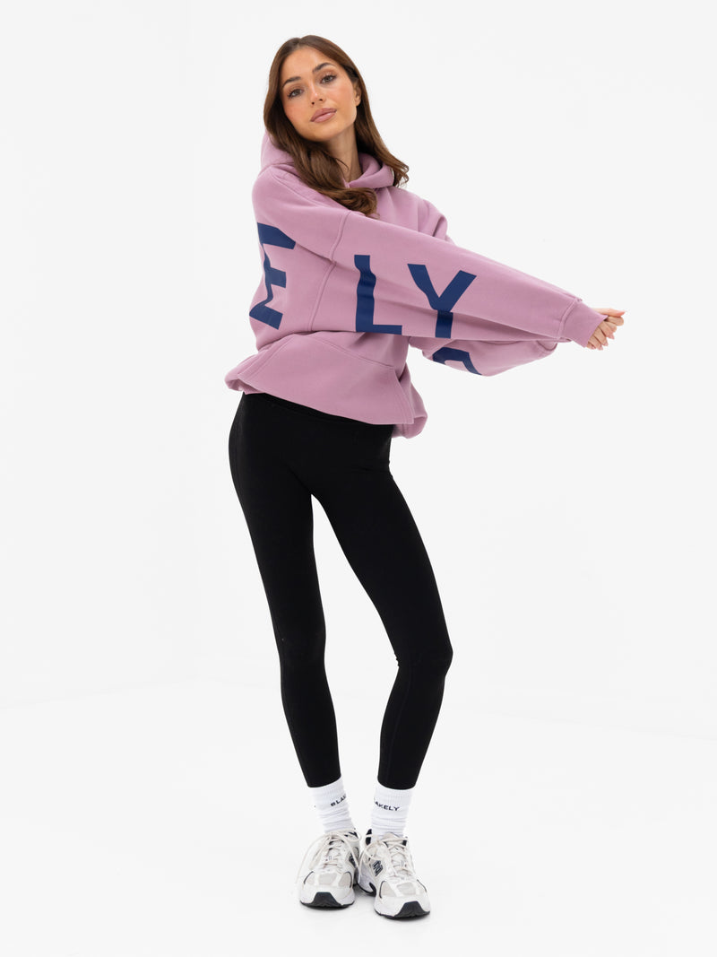 Isabel Oversized Hoodie - Soft Mauve