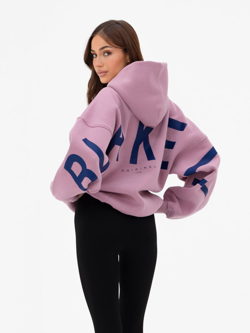 Isabel Oversized Hoodie - Soft Mauve