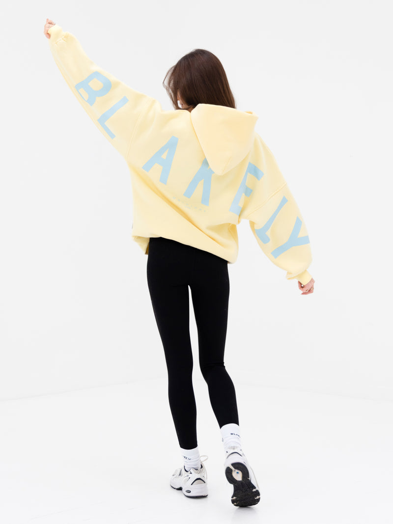 Isabel Oversized Hoodie - Pastel Yellow