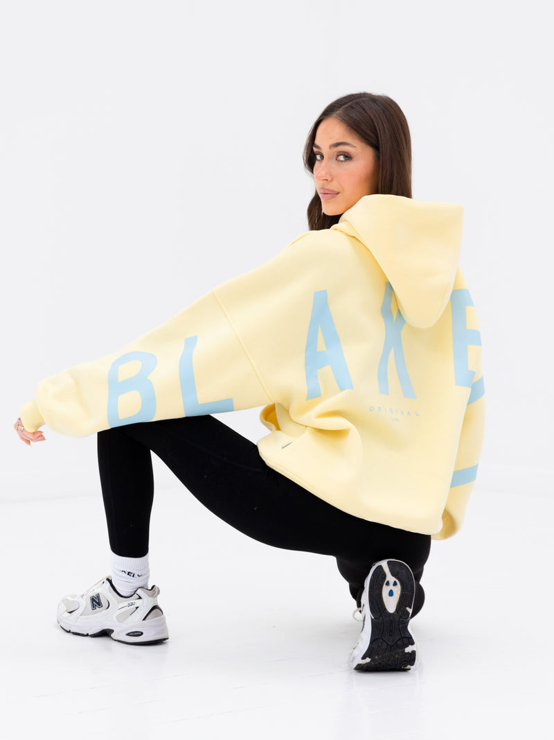 Isabel Oversized Hoodie - Pastel Yellow