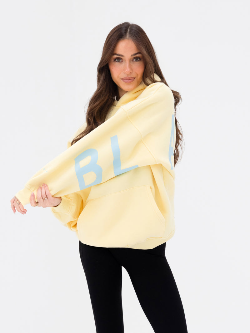 Isabel Oversized Hoodie - Pastel Yellow