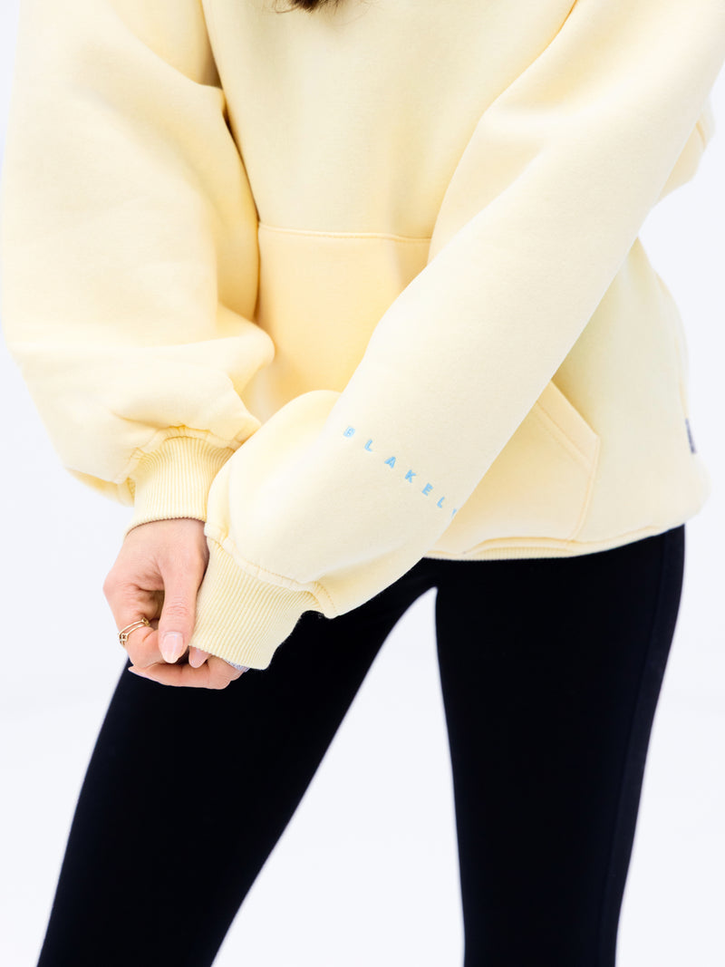 Isabel Oversized Hoodie - Pastel Yellow