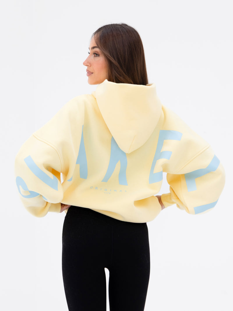 Isabel Oversized Hoodie - Pastel Yellow