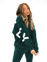 Isabel Oversized Hoodie - Forest Green