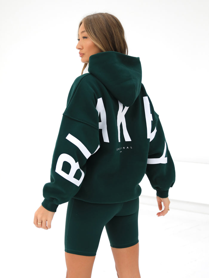 Isabel Oversized Hoodie - Forest Green
