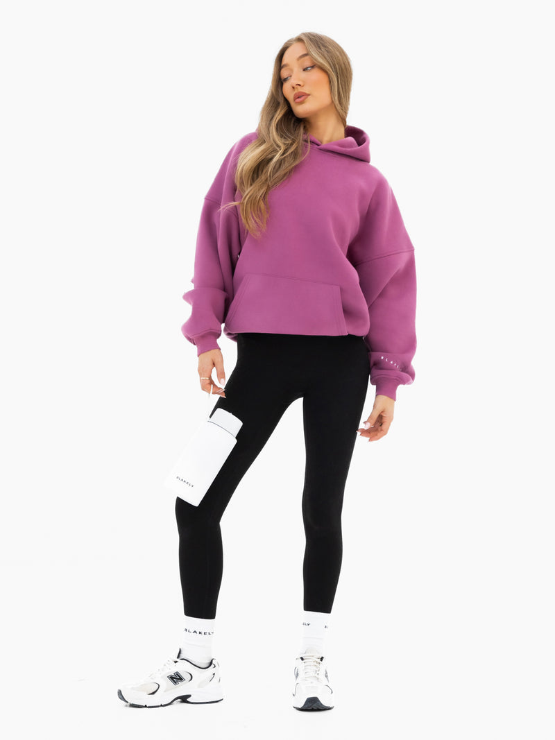 Isabel Oversized Hoodie - Mulberry