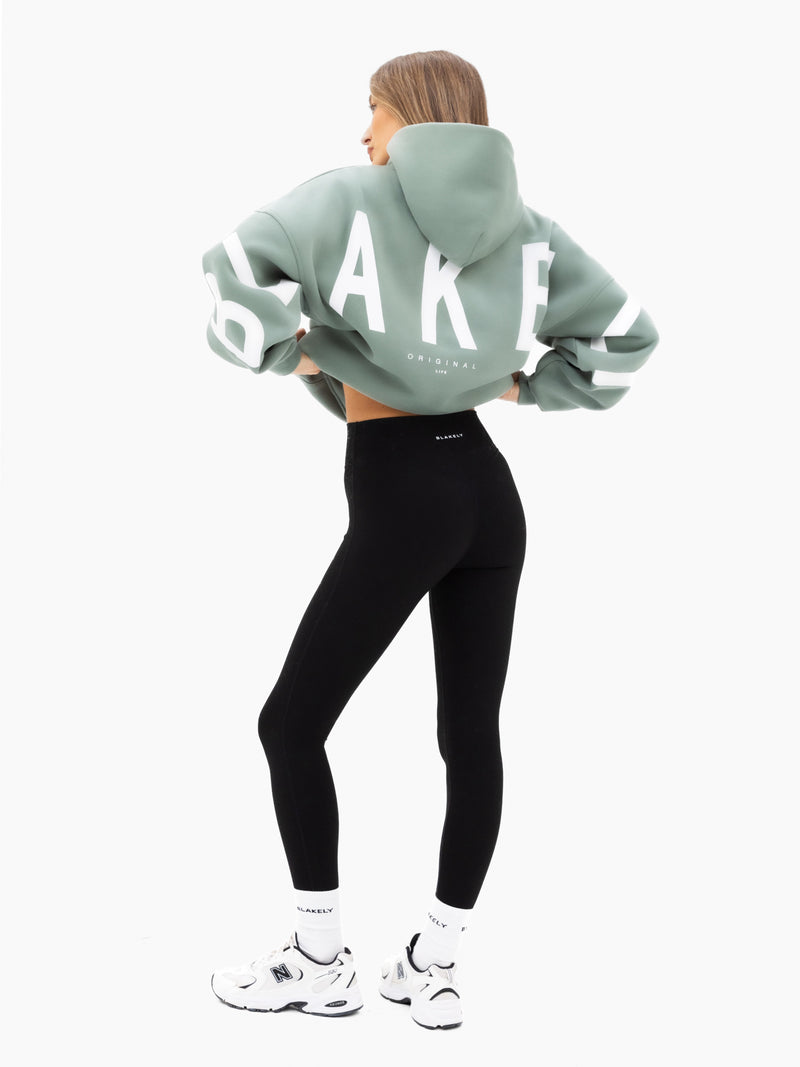 Isabel Oversized Hoodie - Sage Green