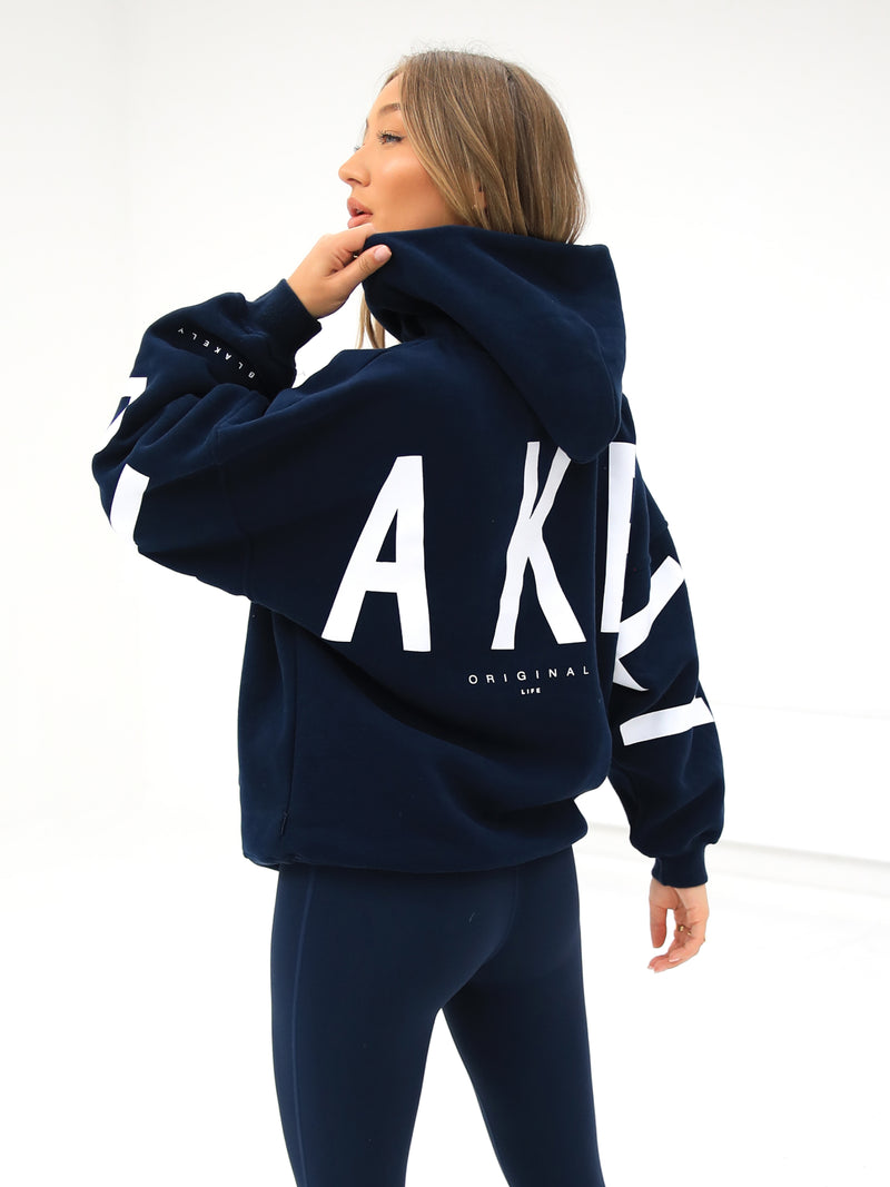 Isabel Oversized Hoodie - Navy