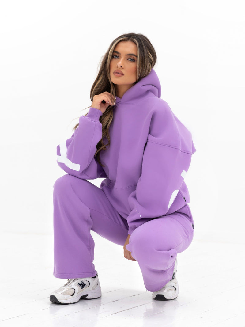 Isabel Oversized Hoodie - Bright Purple