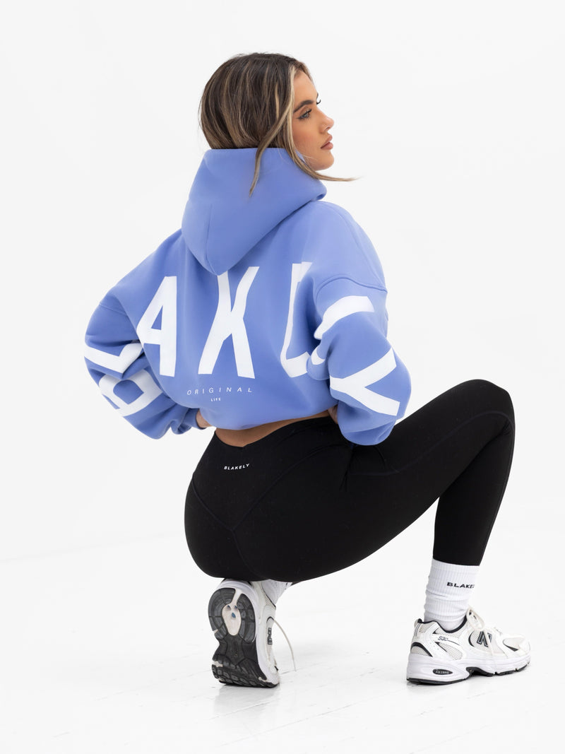 Isabel Oversized Hoodie - Cornflower Blue