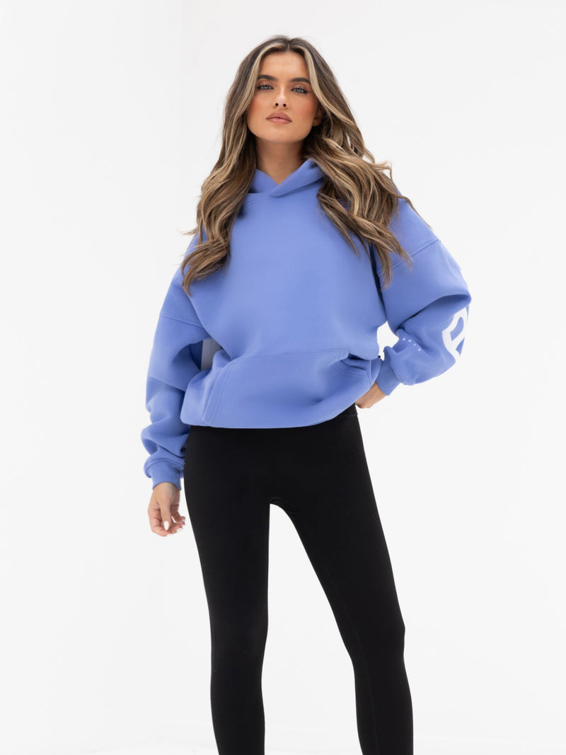 Isabel Oversized Hoodie - Cornflower Blue