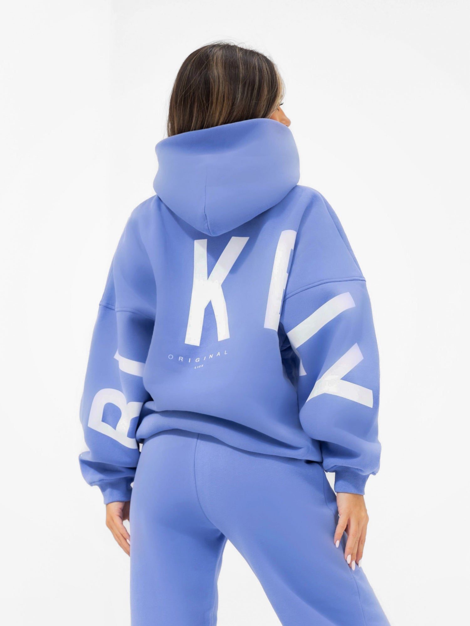 Buy Blakely Cornflower Blue Isabel Oversized Hoodie | Free