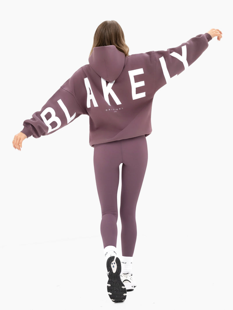 Isabel Oversized Hoodie - Light Plum