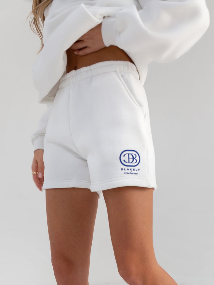 Milano Jogger Shorts - Flat White