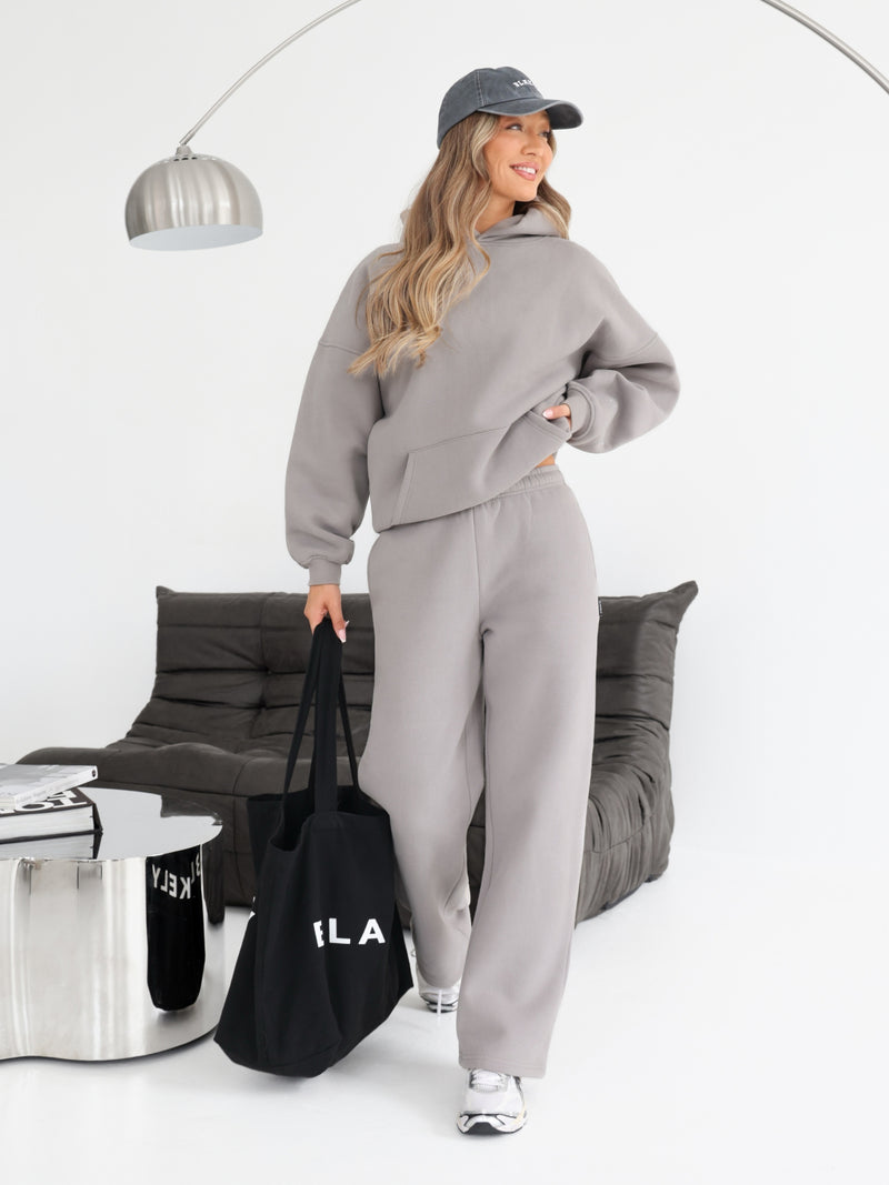 Isabel Oversized Hoodie - Cloud Grey