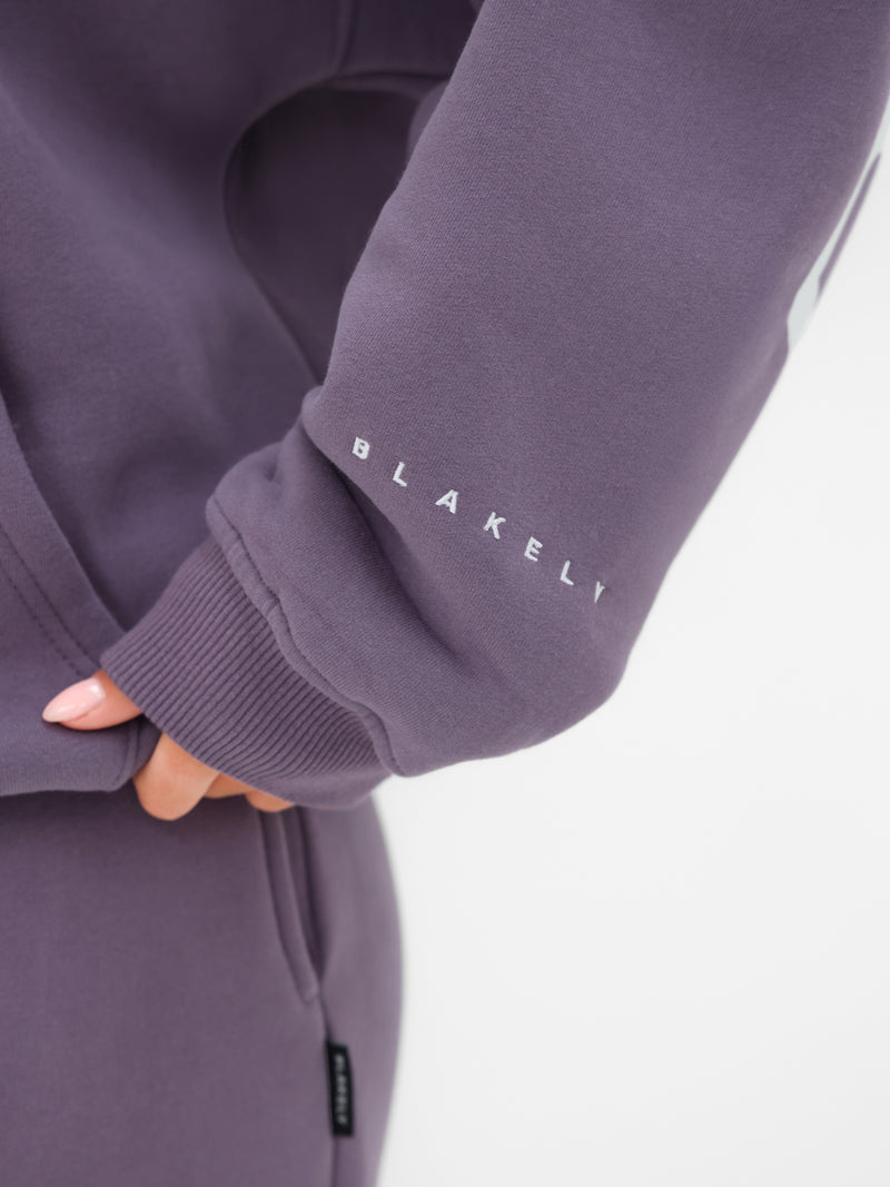 Isabel Oversized Hoodie - Deep Purple
