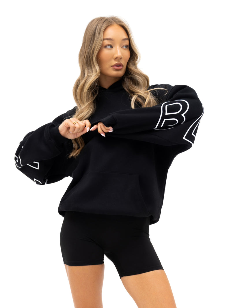 Outline Isabel Oversized Hoodie - Black