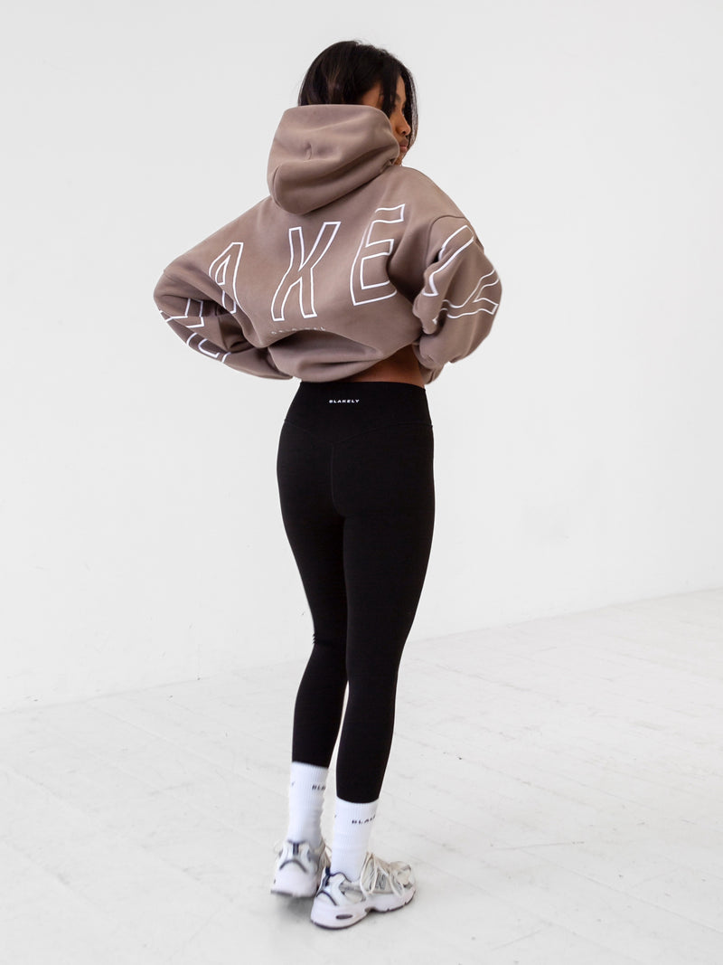 Outline Isabel Oversized Hoodie - Brown