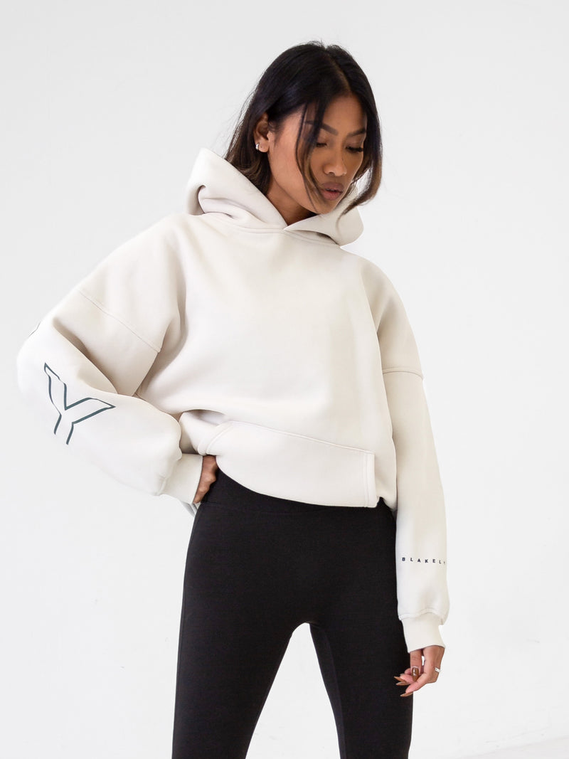 Outline Isabel Oversized Hoodie - Chalk