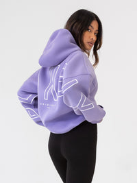 Outline Isabel Oversized Hoodie - Violet