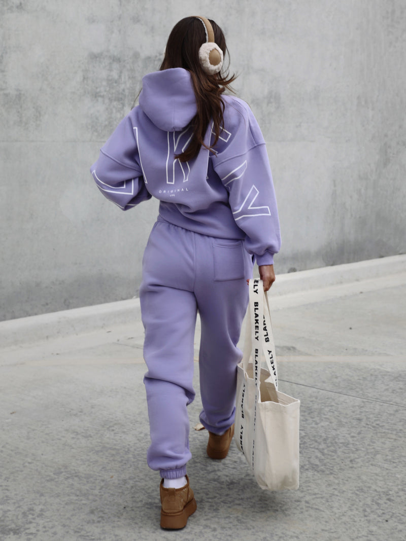 Outline Isabel Oversized Hoodie - Violet