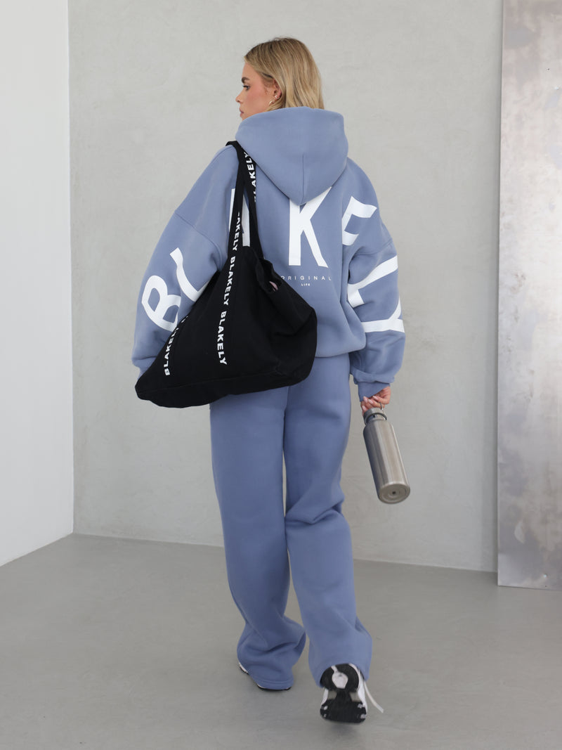 Isabel Oversized Hoodie - Blue