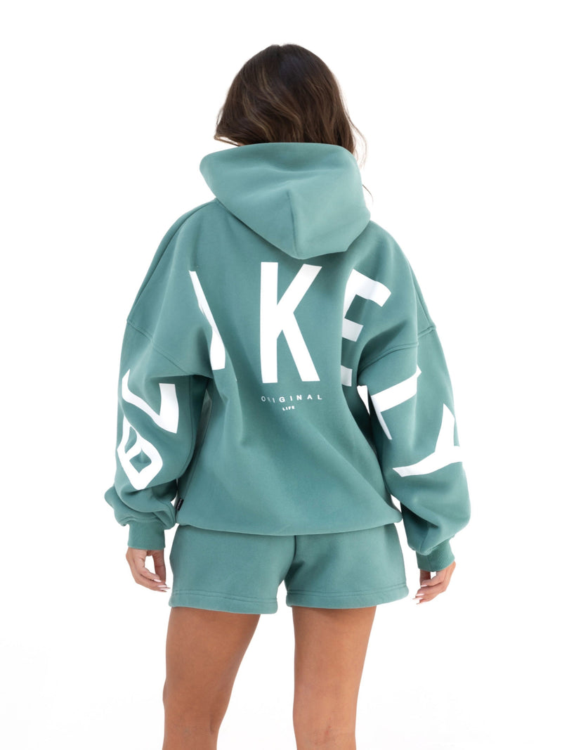 Isabel Oversized Hoodie - Deep Sage