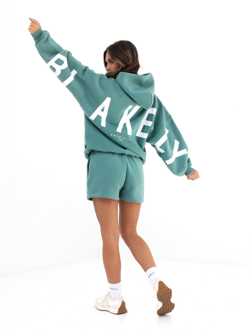 Isabel Oversized Hoodie - Deep Sage
